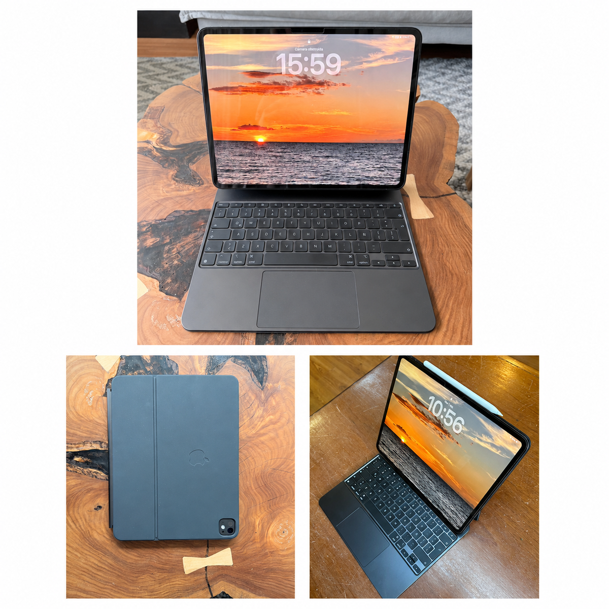 iPad Pro M4 13" Negro Espacial + Magic Keyboard Español Latino + Apple Pencil Pro