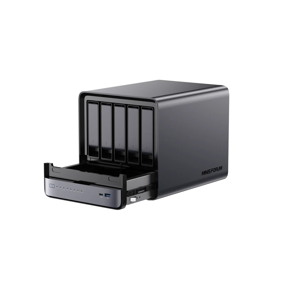 MINISFORUM N5 Pro · NAS Barebone · Ryzen AI 9 HX PRO 370